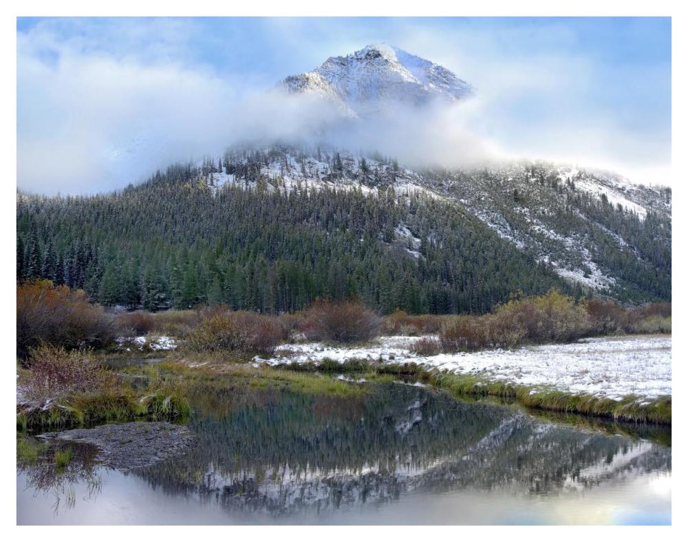 Phi Kappa Mountain And Summit Creek, Idaho-Paper Art-42,,X32,,