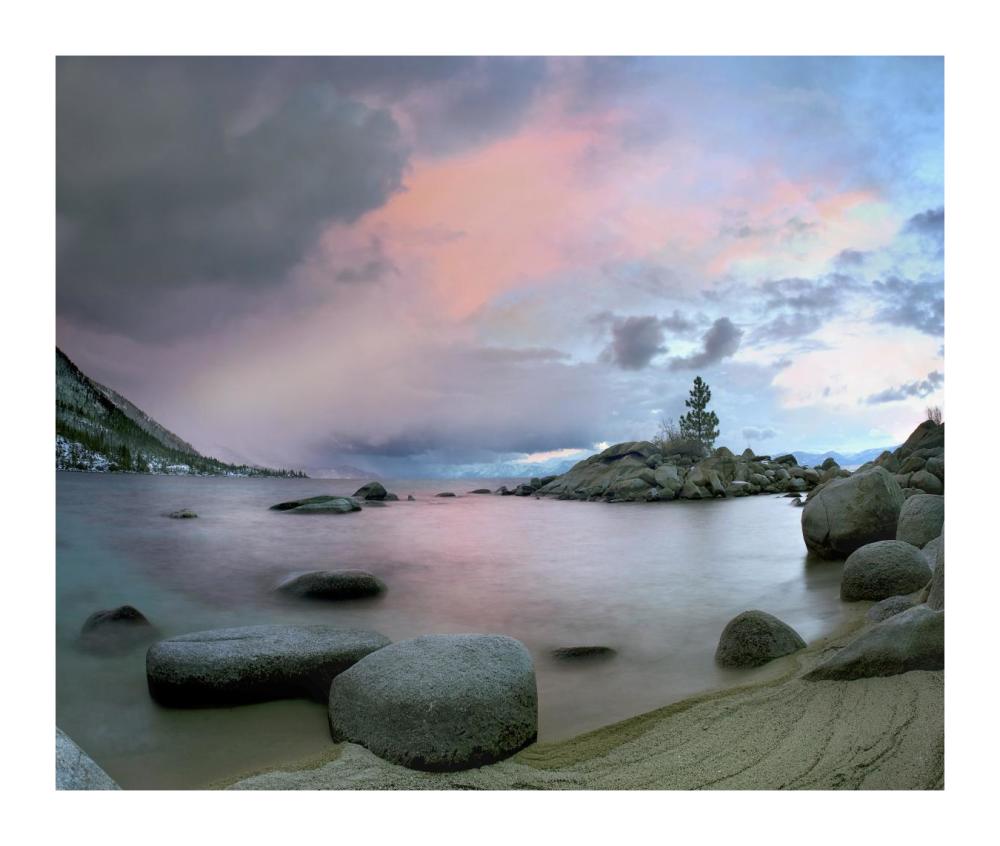 Hidden Beach At Sunset, Lake Tahoe, Nevada-Paper Art-18,,X15.28,,