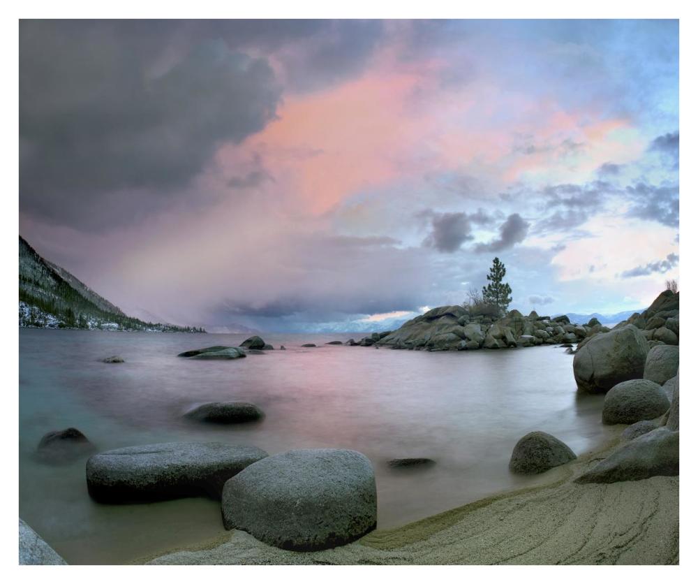Hidden Beach At Sunset, Lake Tahoe, Nevada-Paper Art-38,,X31.88,,