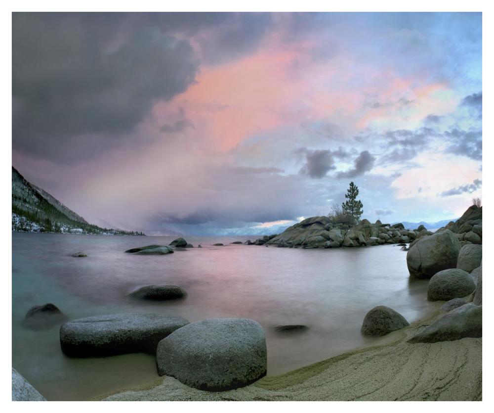 Hidden Beach At Sunset, Lake Tahoe, Nevada-Paper Art-42,,X35.2,,