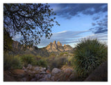 Organ Mountains Near Las Cruces, New Mexico-Paper Art-34,,X26,,