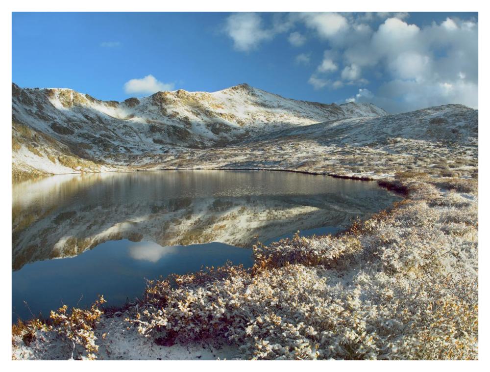 Geissler Mountain And Linkins Lake, Colorado-Paper Art-42,,X32,,