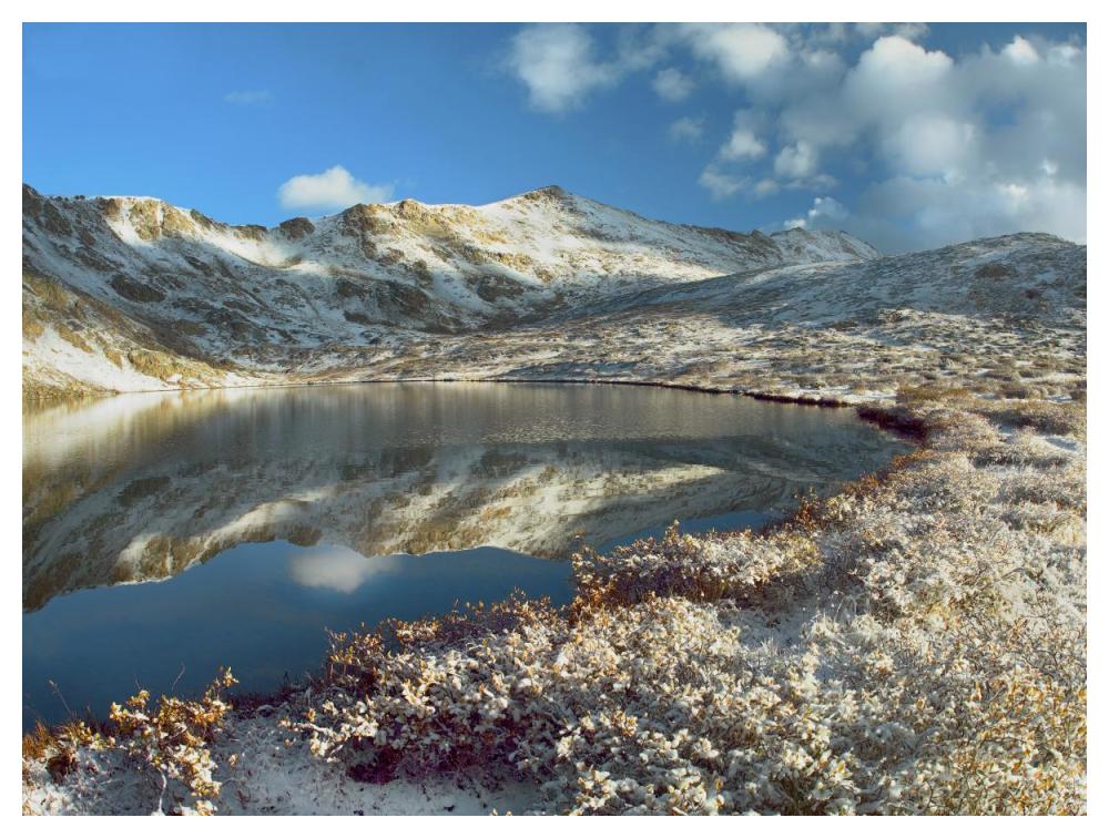 Geissler Mountain And Linkins Lake, Colorado-Paper Art-50,,X38,,