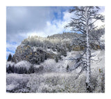 Light Snow Covering Boulder Mountains, Idaho-Paper Art-18,,X16.08,,
