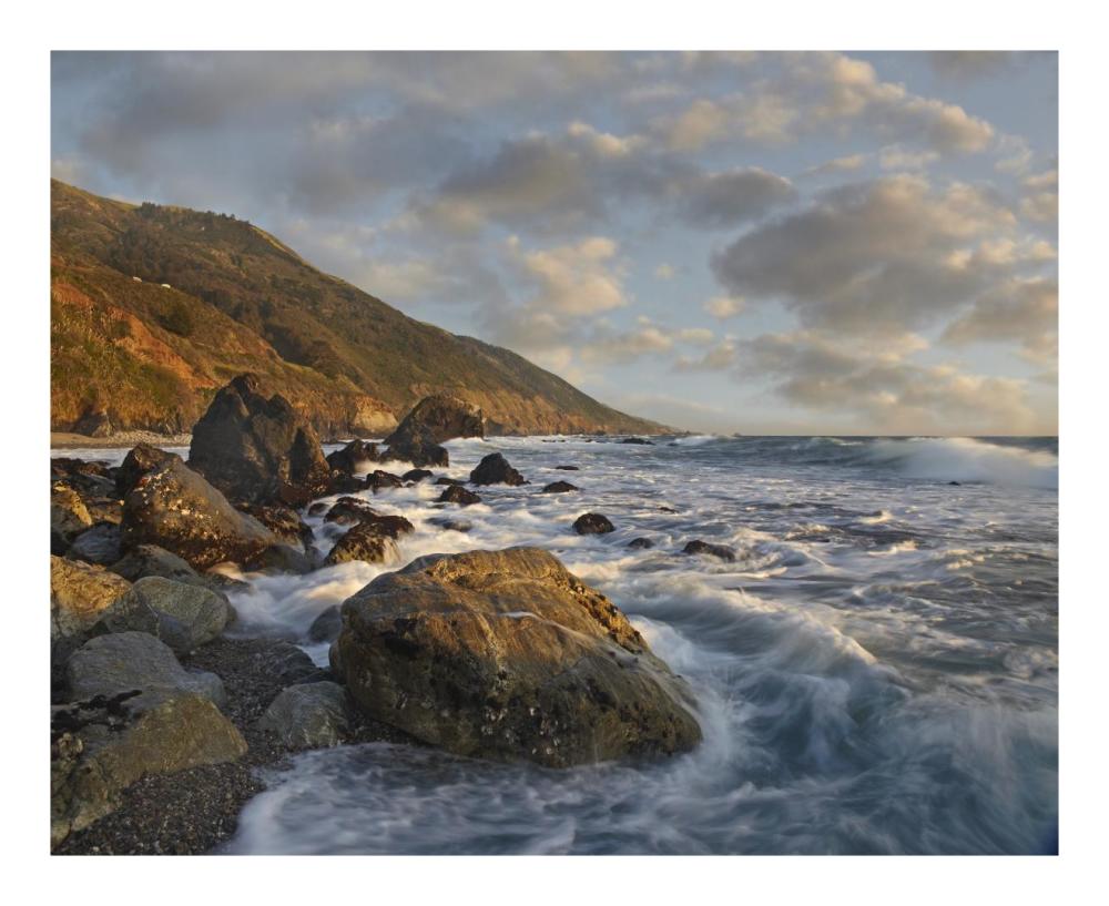 Beach At Kirk Creek Beach, Big Sur, California-Paper Art-22,,X18,,