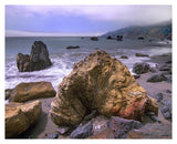 Rocks On Kirk Creek Beach, Big Sur, California-Paper Art-37,,X30,,