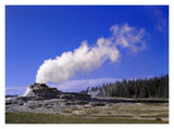 Castle Geyser, Yellowstone National Park, Wyoming-Paper Art-18,,X14,,