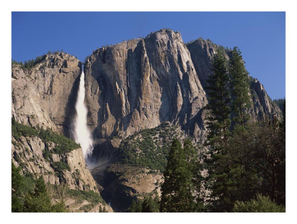Yosemite Falls, Yosemite National Park, California-Paper Art-26,,X20,,