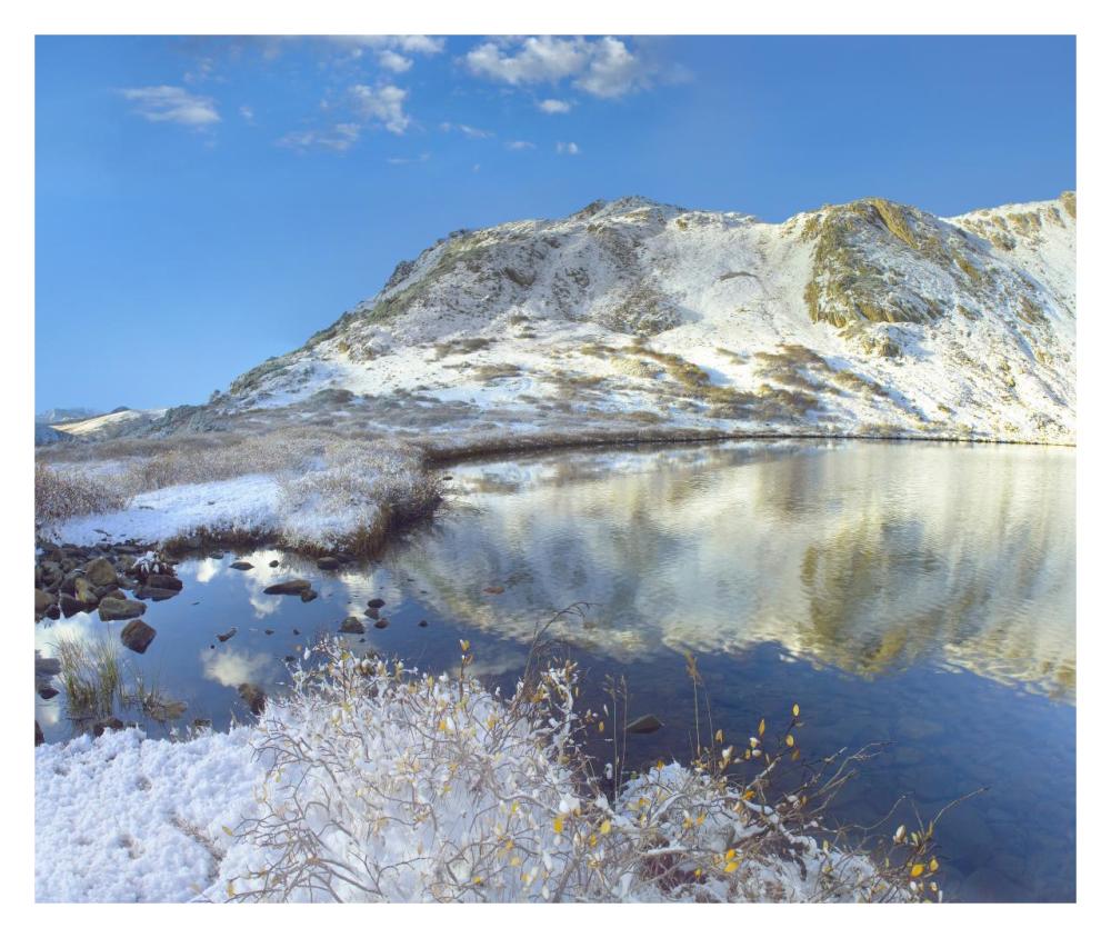 Pond And Geissler Mountain, Linkins Lake, Colorado-Paper Art-32,,X26.9,,
