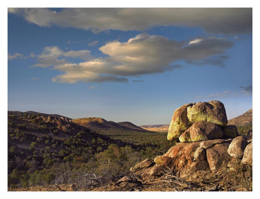 Rockpile, Davis Mountains, Chihuahuan Desert, Texas-Paper Art-18,,X14,,