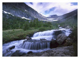 Lunch Creek Cascades, Glacier National Park, Montana-Paper Art-34,,X26,,
