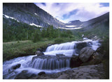 Lunch Creek Cascades, Glacier National Park, Montana-Paper Art-42,,X32,,