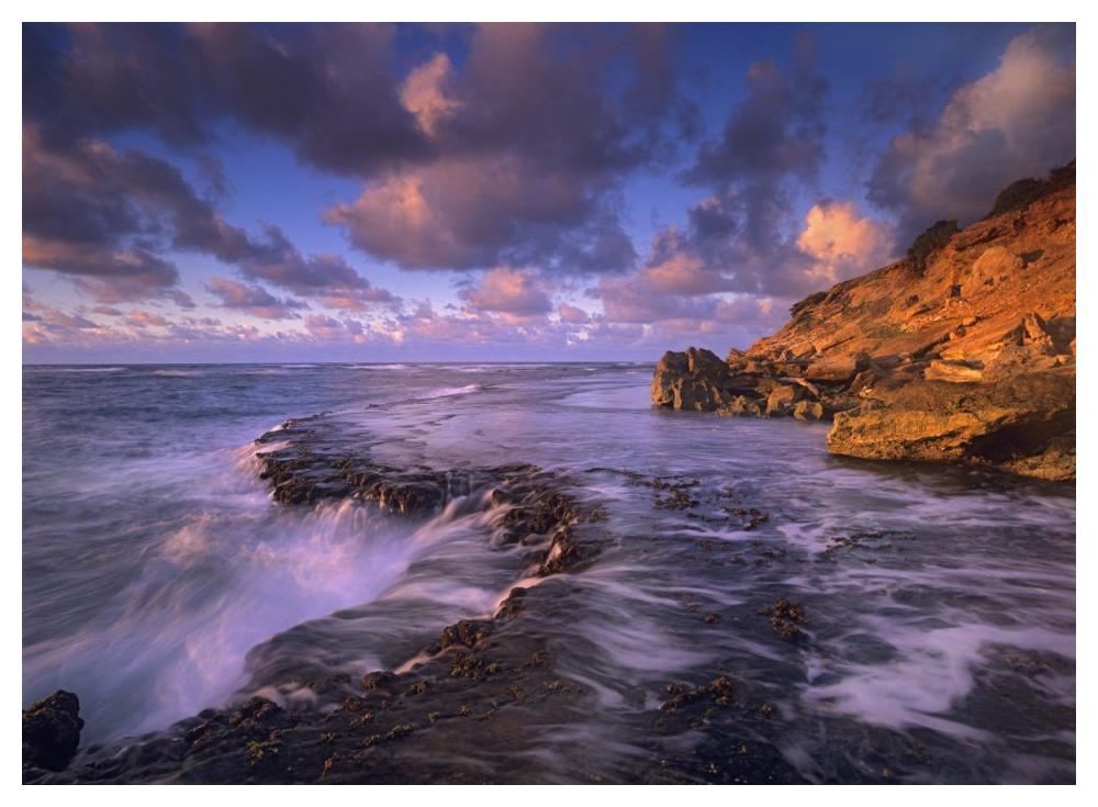 Surf Crashing On Rocks At Keoneloa Bay, Maui, Hawaii-Paper Art-50,,X38,,