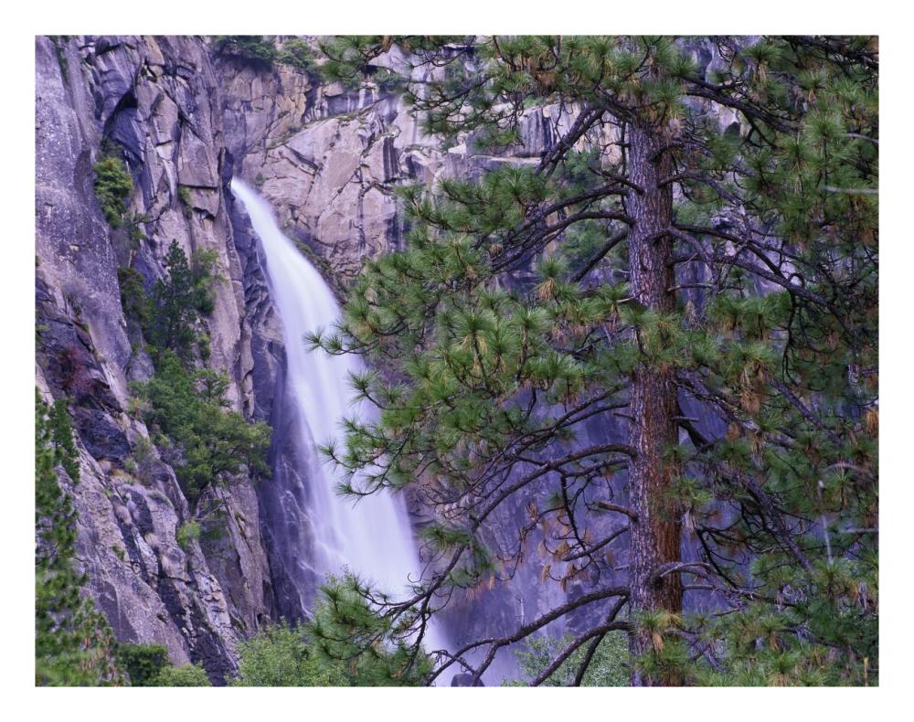The Cascades From Yosemite National Park, California-Paper Art-26,,X20,,