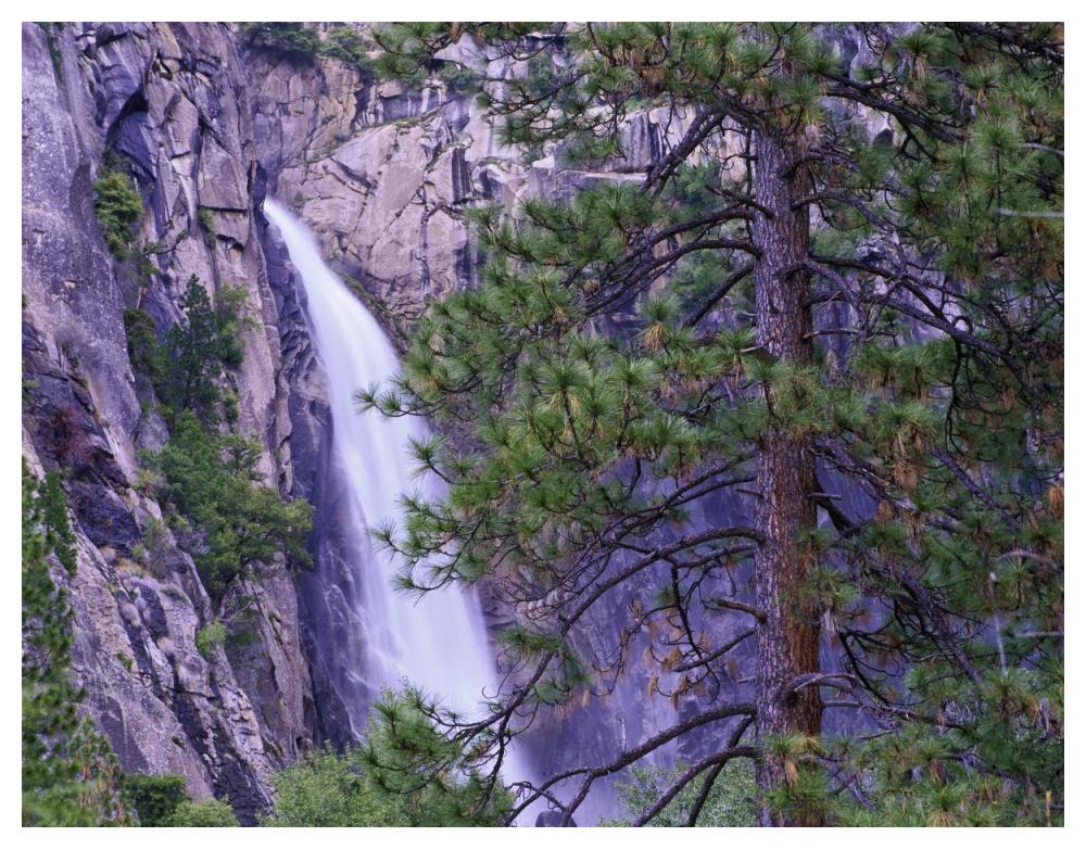 The Cascades From Yosemite National Park, California-Paper Art-50,,X38,,