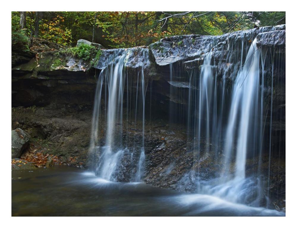Cayuga Falls, Ricketts Glen State Park, Pennsylvania-Paper Art-26,,X20,,