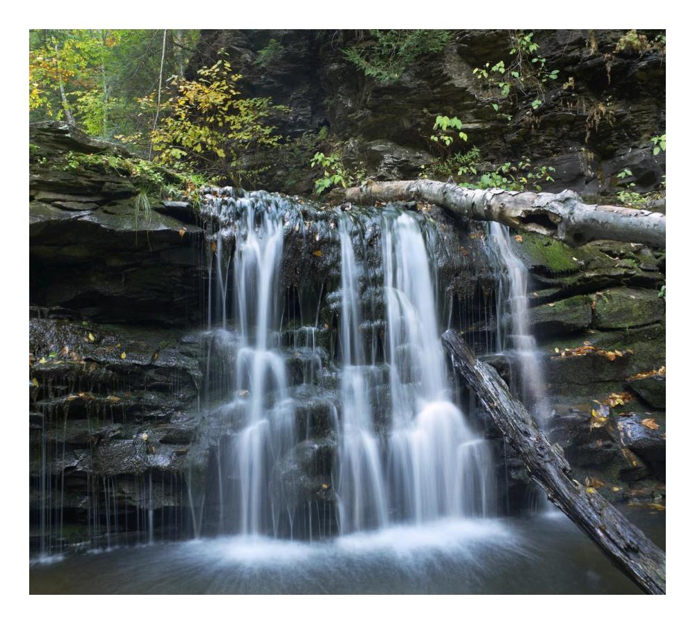 Seneca Falls, Ricketts Glen State Park, Pennsylvania-Paper Art-24,,X21.58,,