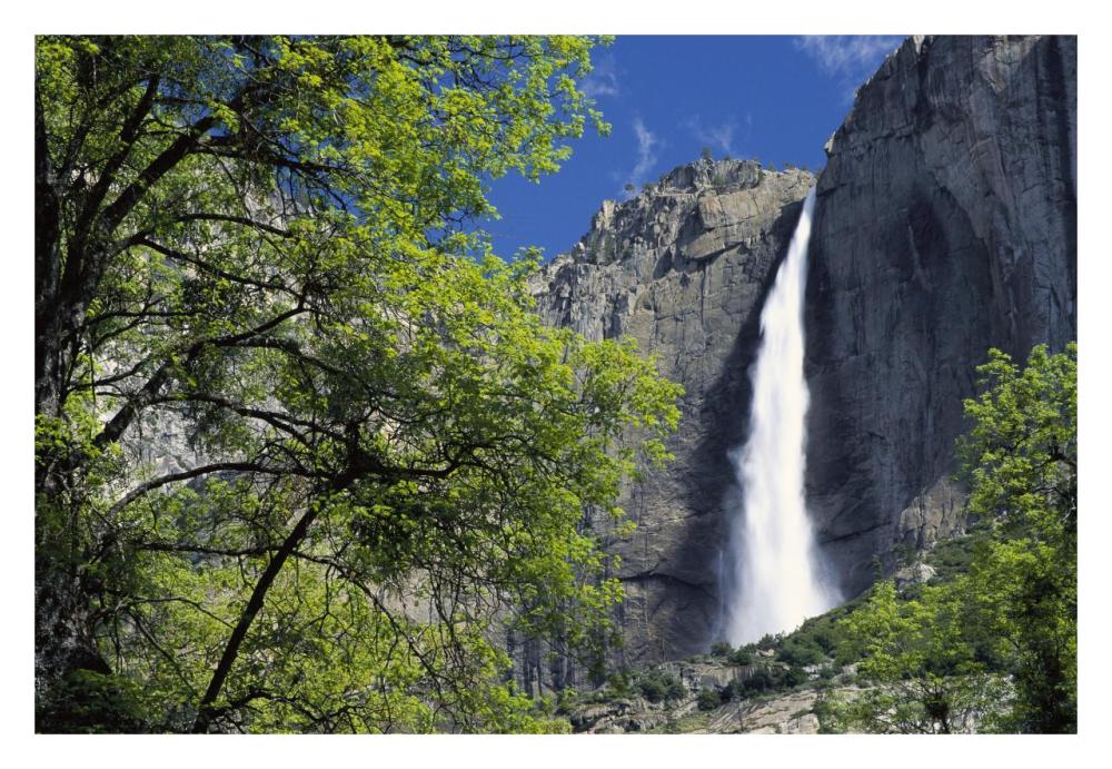 Bridal Veil Falls, Yosemite National Park, California-Paper Art-32,,X22,,