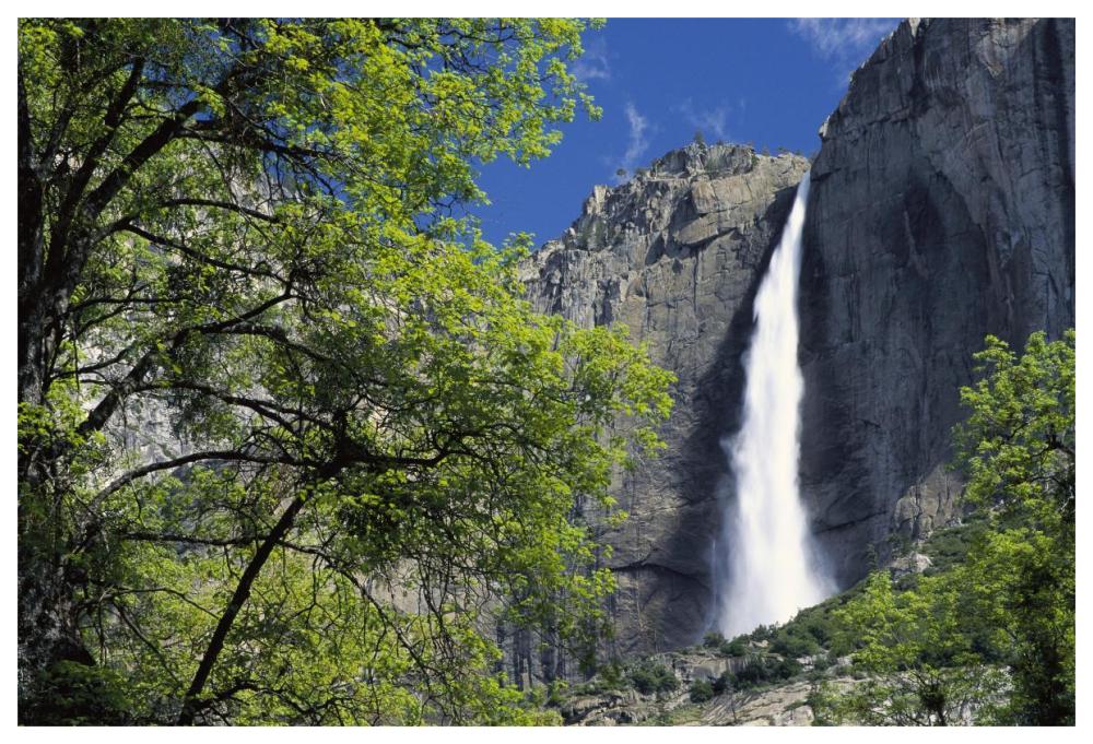 Bridal Veil Falls, Yosemite National Park, California-Paper Art-62,,X42,,