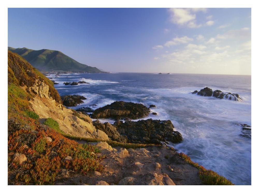 Coastline, Big Sur, Garrapata State Beach, California-Paper Art-34,,X26,,