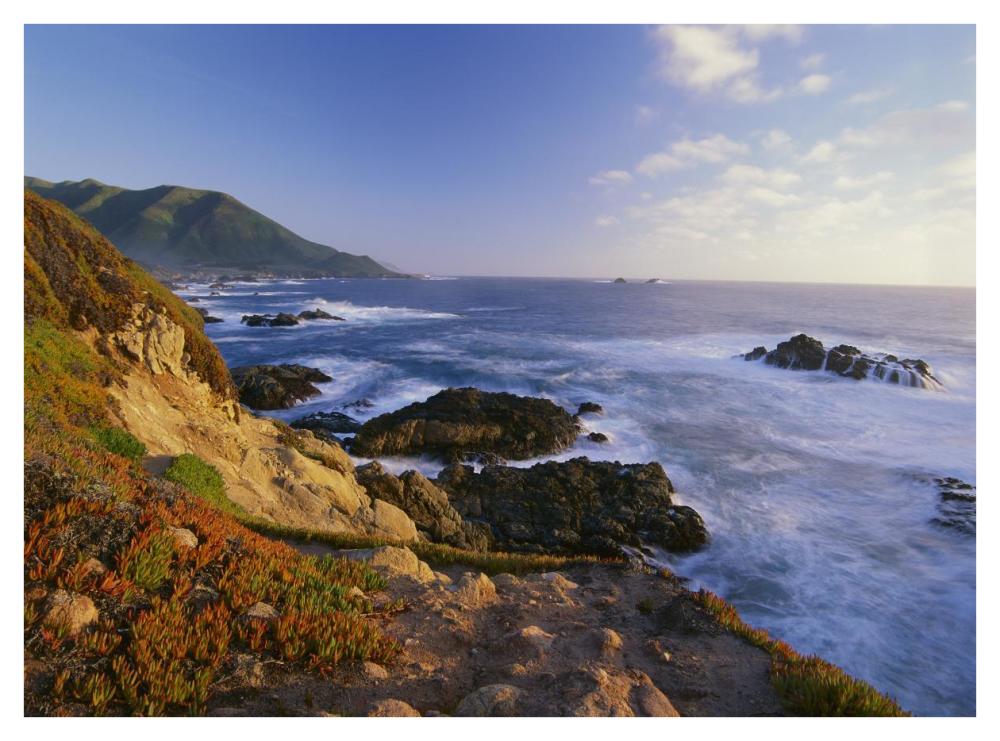 Coastline, Big Sur, Garrapata State Beach, California-Paper Art-42,,X32,,