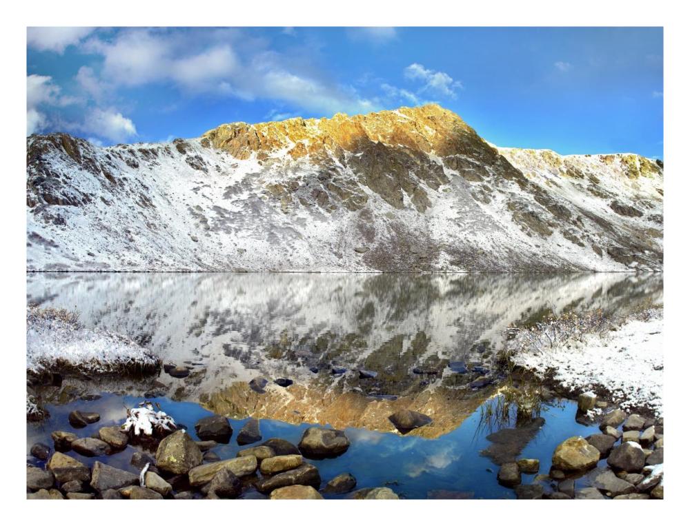 Geissler Mountain Reflected In Linkins Lake, Colorado-Paper Art-26,,X20,,