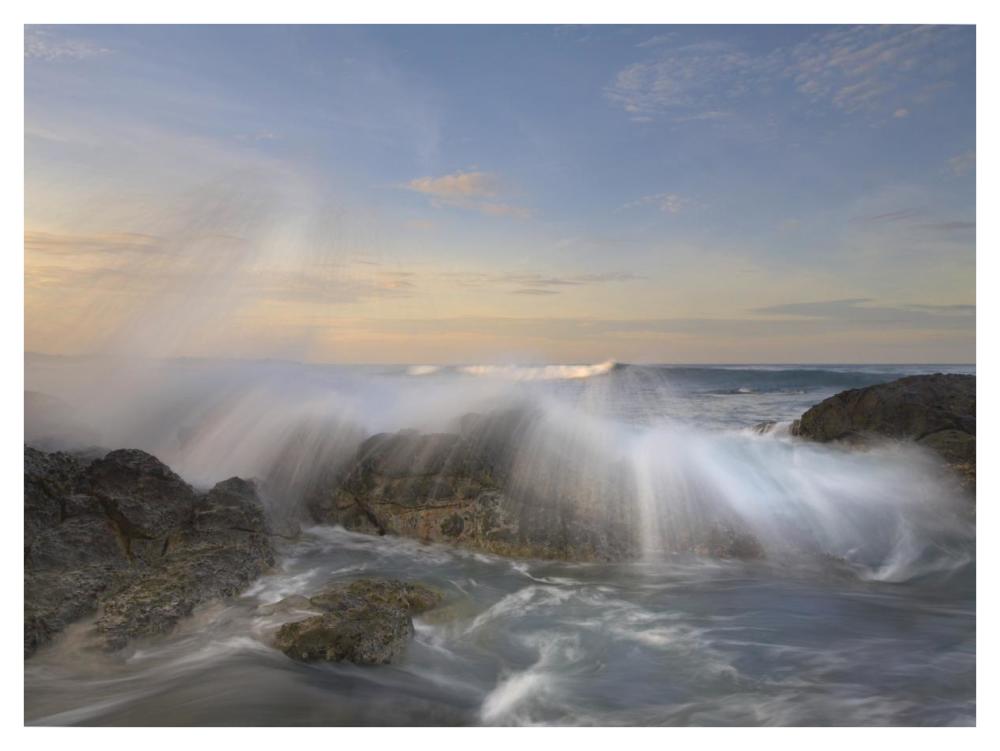 Wave Breaking, Playa Langosta, Guanacaste, Costa Rica-Paper Art-42,,X32,,