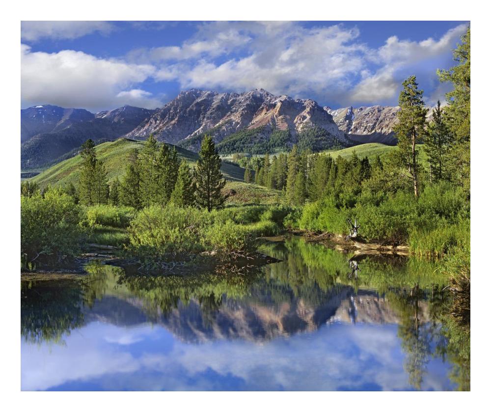 Easely Peak, Sawtooth National Recreation Area, Idaho-Paper Art-24,,X20.04,,
