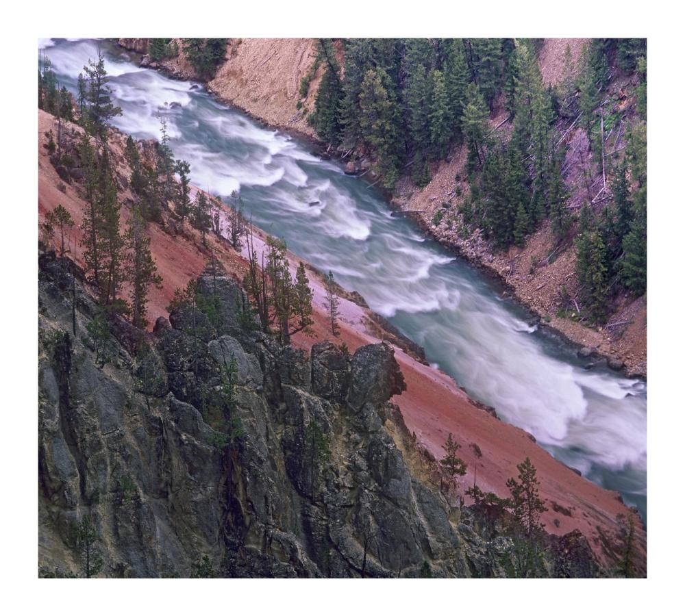 Yellowstone River, Yellowstone National Park, Wyoming-Paper Art-18,,X16.24,,