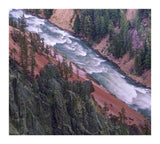 Yellowstone River, Yellowstone National Park, Wyoming-Paper Art-18,,X16.24,,