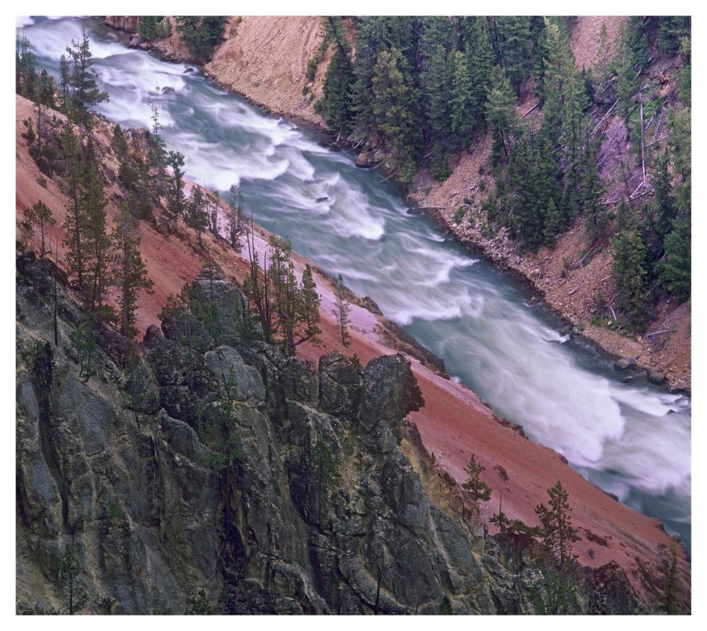 Yellowstone River, Yellowstone National Park, Wyoming-Paper Art-46,,X41.16,,