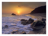 Sunset Over Leo Carillo State Beach, Malibu, California-Paper Art-26,,X20,,