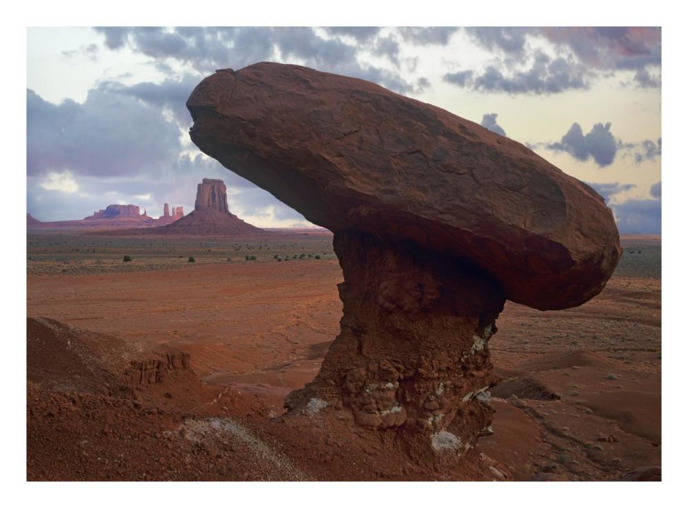 Mushroom Rock At North Window, Monument Valley, Arizona-Paper Art-26,,X20,,