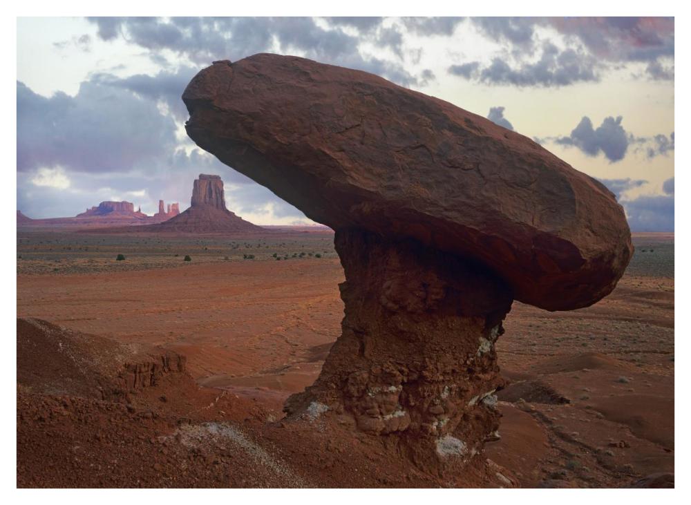 Mushroom Rock At North Window, Monument Valley, Arizona-Paper Art-42,,X32,,
