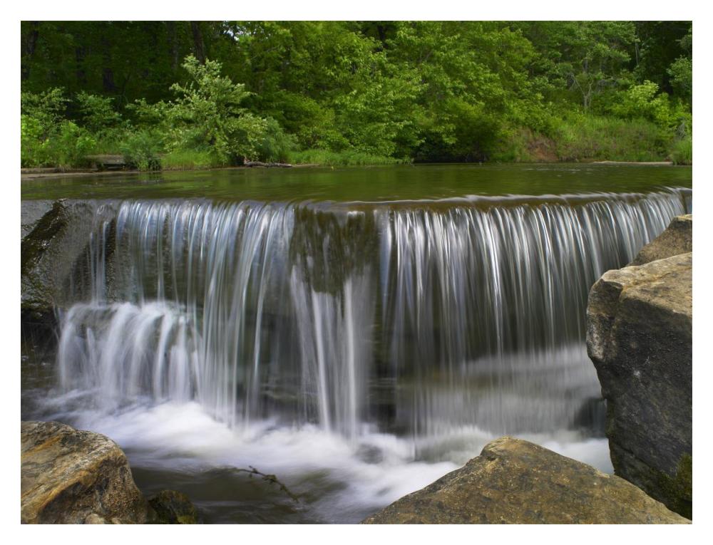 Sand Creek Cascades In Osage Hills State Park, Oklahoma-Paper Art-18,,X14,,