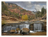 Oak Creek In Slide Rock State Park Near Sedona, Arizona-Paper Art-34,,X26,,