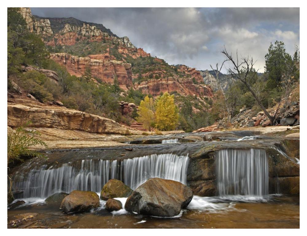 Oak Creek In Slide Rock State Park Near Sedona, Arizona-Paper Art-42,,X32,,