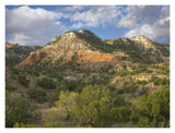 Sandstone Mountains, Palo Duro Canyon State Park, Texas-Paper Art-18,,X14,,