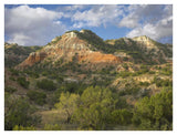 Sandstone Mountains, Palo Duro Canyon State Park, Texas-Paper Art-42,,X32,,