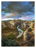 Winding Yampa River, Dinosaur National Monument, Colorado-Paper Art-14,,X18,,
