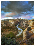 Winding Yampa River, Dinosaur National Monument, Colorado-Paper Art-38,,X50,,