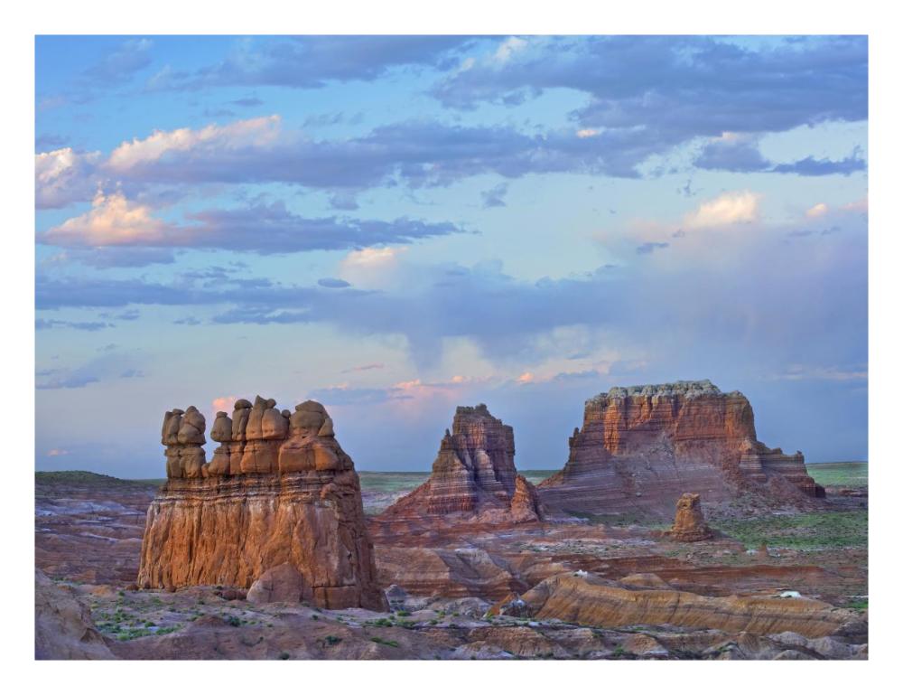 Eroded Buttes In Desert, Bryce Canyon National Park, Utah-Paper Art-26,,X20,,