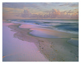 Beach At Sunrise, Gulf Islands National Seashore, Florida-Paper Art-18,,X14,,