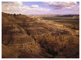 Badlands In Theodore Roosevelt National Park, North Dakota-Paper Art-50,,X38,,