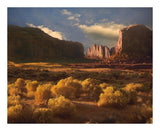 Camel Butte Rising Out Of Desert, Monument Valley, Arizona-Paper Art-22,,X18,,