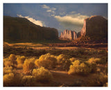 Camel Butte Rising Out Of Desert, Monument Valley, Arizona-Paper Art-37,,X30,,