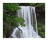 Cascading Waterfall In Jefferson National Forest, Virginia-Paper Art-18,,X15.28,,