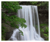 Cascading Waterfall In Jefferson National Forest, Virginia-Paper Art-38,,X31.88,,