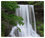 Cascading Waterfall In Jefferson National Forest, Virginia-Paper Art-42,,X35.2,,