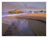 Creek Flowing Into Ocean At Harris Beach State Park, Oregon-Paper Art-26,,X20,,